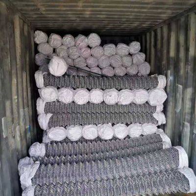 Galvanized Chainlink Fences for Garden Back Yard Manufacture in China Wire Mesh Fence Professional Chain Link Fence Fencing photo-5