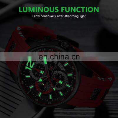 Mini Focus MF0350G New Watches Top Brand Quartz Sport Silicone Strap Mens Watches in Wristwatches Luxury photo-4