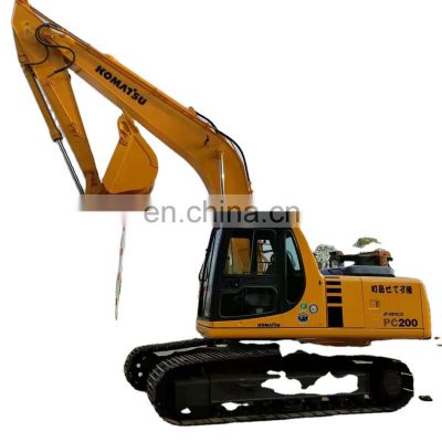 apan used Komatsu PC200 20ton tracked digger price