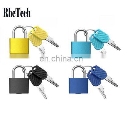 Suitcase Locks with Keys Small Metal Padlocks Multicolor Luggage Travel Mini Locks Tiny Lock and Key Keyed Padlocks