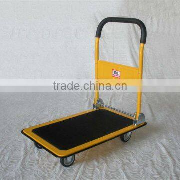 foldable metal hand trolley hand cargo platform trolley