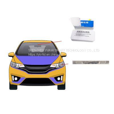 Smart Tag UHF RFID 900MHz EPC GEN2 Electronic Collection System UHF Rfid Car Windshield Tag Label Sticker For Parking