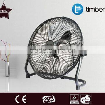 16" inch black painting Floor Fan