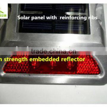 Factory Outlet High Strength Double Batteries Built-in Aluminum LED Cat Eye Solar Road Stud