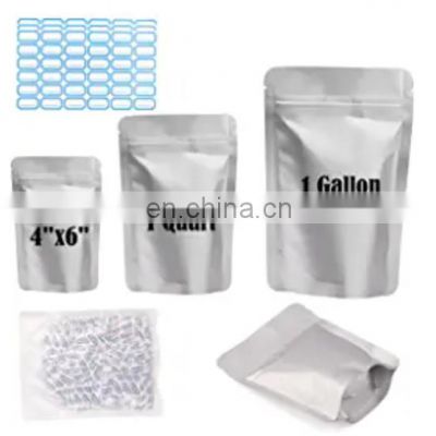 HOT SALE frosted zipper bag Matte Clear Stand Up Pouch Top Zip Lock Plastic food rice bag plastic packaging