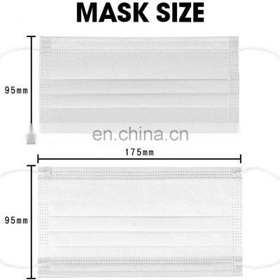 Chinese Factory Bulk PP Non Woven 3 Ply Disposable Face Mask With Full Certificates photo-4