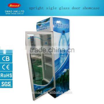 upright sigle glass door showcase/freezer