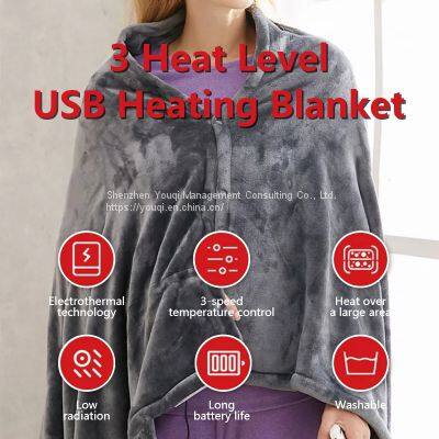 Portable USB Electirc Blanket/ 3 Settings USB Electric Blanket/ High Quality USB Electric Blanket/