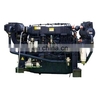 Hot sale 4 stroke 6 cylinder 170hp 1500rpm Weichai WD10 diesel marine engine