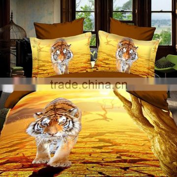 Big Panel printing 3D Duvet Set, HIgh Quality 3D Printed Bedding sets made in china