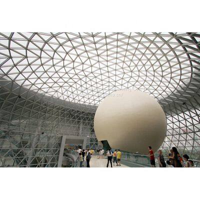 Prefabricated Glass Dome Roof Construction photo-2