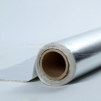 Glass fiber fabric with aluminum foil laminated