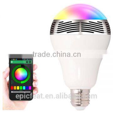 super hot 2016 blutooth speaker,led light bulb speaker,home speaker