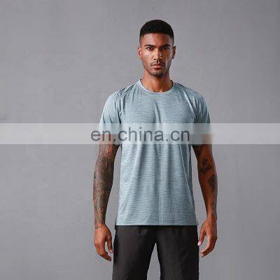 Custom Men Gym Short Sleeve Quick Dry Sports Tshirts Breathable Slim Casual Tops photo-3