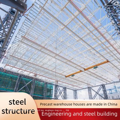 Long span ready made steel structure warehouse