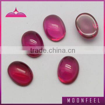 5# oval cabochon ruby corundum gemstones