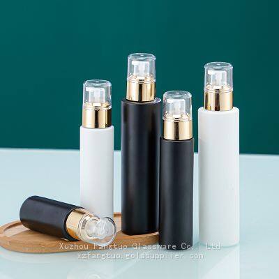 30ml 50ml 100ml Emulsion Press Bottle Spray Pump Cap Bottles Empty Bottle Black White photo-2