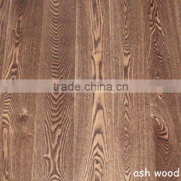 Treffert uv Lacquered Ash Wood Flooring // Ash Wood Flooring // Walnut Colour Ash Wood Flooring photo-2