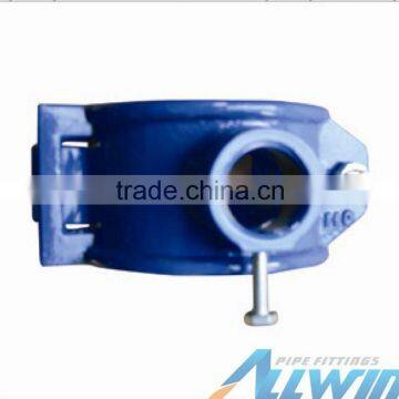 high quality for ductile iron saddle clamp for pvc/PE pipe