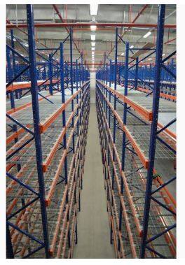 Commercial Storage U Support Detachable Punch Deck Pallet Racking Wire Mesh Decking