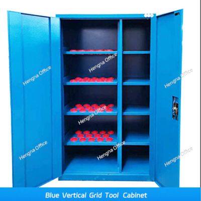 NC Tool Box BlueTC-T823 for Inventory Management With Transparent 3C Tempered Glass Doors| BT30/BT50 Tapers for Medical Device Manufacturing