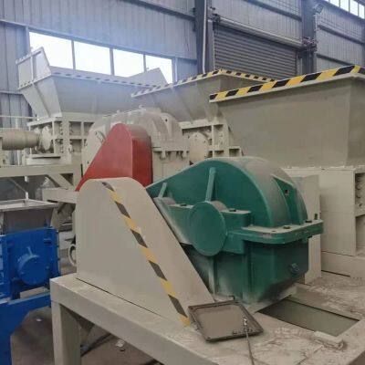 Industrial Double Shaft Cardboard Waste Wood Pallet Light Steel Scrap Iron Metal Shredder Machine for Sale Price