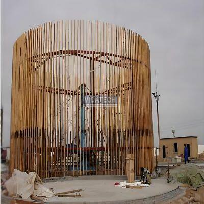 FRP (Fibreglass) Upground Water Chemical Storage Tanks Manufacturing Filament Winding Machine photo-2