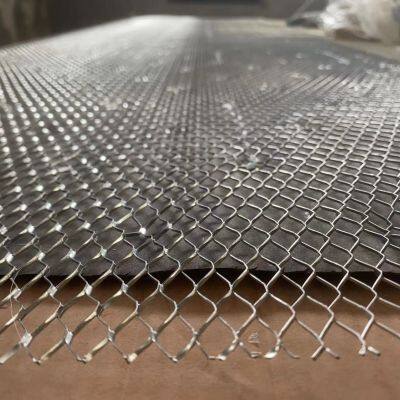 27*97 Inch Modern Flat Expanded Metal Lath Panels Durable Carbon Steel Diamond Lath for Commercial Building Stucco Wall Floor photo-5
