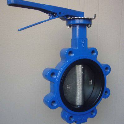 Corrosion-Resistant LUG Butterfly Valve 2Cr13 Stem Ductile Iron Body NBR Seat for Municipal Engineering