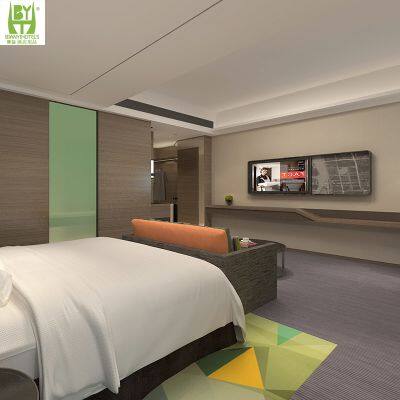 Bedroom Furniture Single Platform Solid Wood Fabric Storage Bed With Drawers photo-1