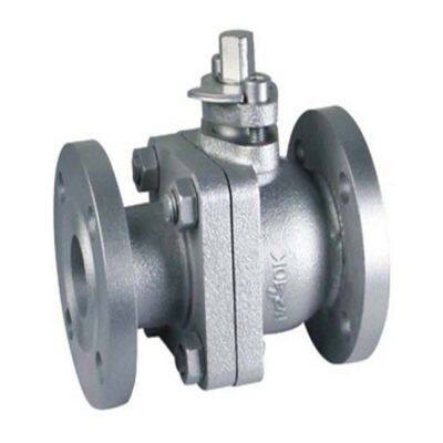Ductile Cast Iron Flanged Floating Ball Valve Q41F-10K Cast Steel Safety Valves
