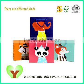 Shop Promotion Low Cost Paper Bag Flat Handle Kraft Paper Bag