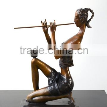 Patented Home Decoration Bronze Figure Statue Abstract Sculpture Female Figure Sculpture