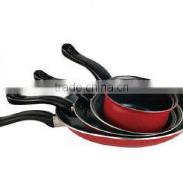 4pcs Hot sale carbon steel frying pan set