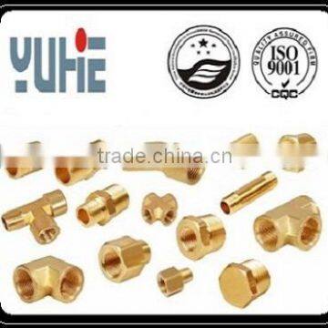 pulbing elbow tee brass fitting