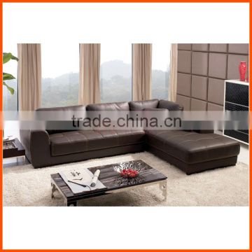 hot sell good quality corner sofa top leather (c196)