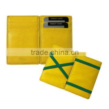 Fashion genuine leather magic wallet