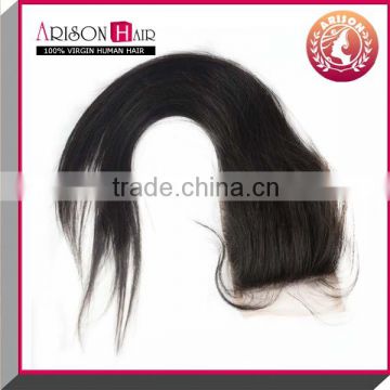 2014 hot sale free parting lace closure