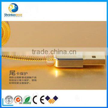 REMAX TPE Copper Core 2.1A 100CM Data and Charge Flat Gold Kingdom Micro Usb Cable photo-5