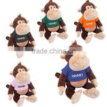 2016 plush monkey stuffed animal toy plush monkey toy plush toy factory