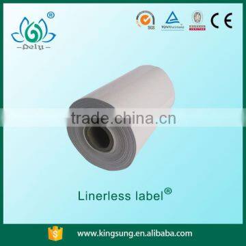 Supermarket Shelf Price Linerless Label Paper Roll photo-3