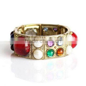 Red white bracelet New 2015 brand fashion wide crossfit pulseiras enamel Bohemia bracelets bangles from india wholesale bijoux