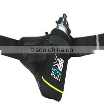 2013 fashion sport waist bag with bottle suitable for ourdoor sport