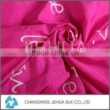 Red colour digital printing fabric for polyester bed sheet with high quality