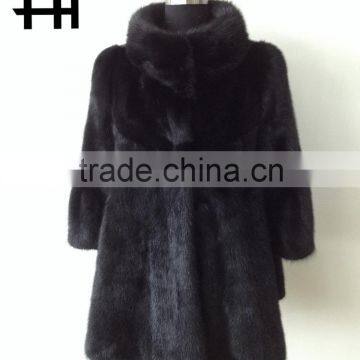 Factory direct wholesale high quality genuine mink coat