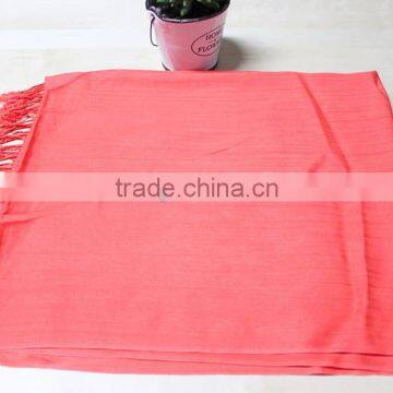 Fashionable Modal Long Tassel Scarf Factory Wholesale Women Muslim Head Scarf photo-2