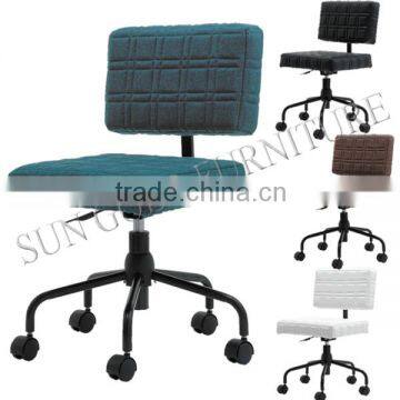 Fabric Chair With Wheels Plastic Chair Blue Executive Office Chair(SZ-OC017) photo-5