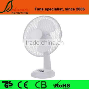 Plastic table fan with GS CE CB ROHS ETL