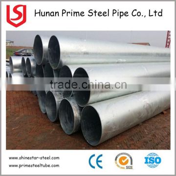 Factory price schedule 80 galvanized steel pipe used for water, oil and gas