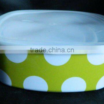 melamine square ice mixing bowl